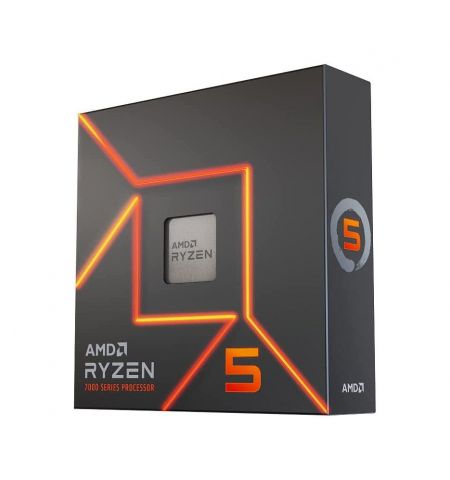 Процессор CPU AMD Ryzen 5 7600X 6-Core, 12 Threads, 4.7-5.3GHz, Unlocked, AMD Radeon Graphics, 6MB L2 Cache, 32MB L3 Cache, AM5, No Cooler, BOX