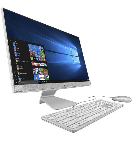 Компьютер моноблок 23.8 ASUS AIO V241EA White, Intel Pentium Gold 7505 2.0-3.5GHz/8GB DDR4/SSD 256GB/Intel UHD Graphics/Webcam 720p HD/Speakers & Microphone/WiFi 802.11ac+BT 5.1/Gigabit LAN/23.8 FHD IPS (1920x1080)/Keyboard & Mouse/No OS V241EAK-WA070M/ A