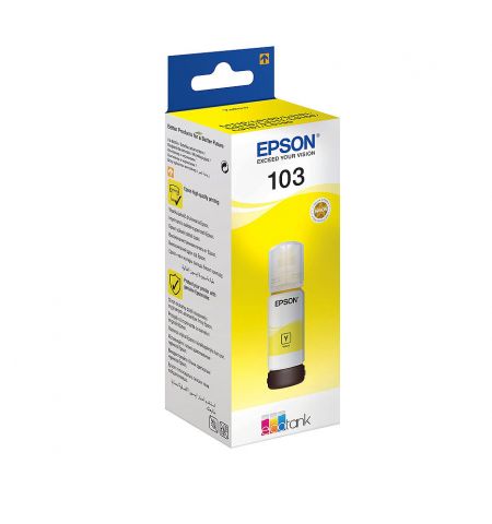 Картридж Ink Epson T00S44A Yellow, 65ml original for L1110/3100/3110/3150/3151/3156/3160