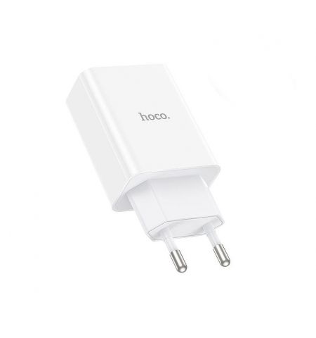 Зарядное устройство Hoco C99A PD20W+QC3.0 three-port (2C1A) charger (EU) , Output 2xType-C & 1xUSB, white 767554 Зарядное устройство Hoco C99A PD20W+QC3.0 three-port (2C1A) charger (EU) , Output 2xType-C & 1xUSB, white 767554