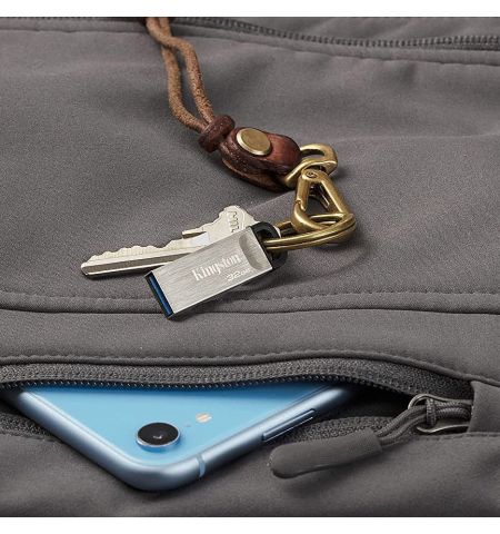 Память USB Flash 32GB Kingston DTKN/32GB DataTraveler Kyson Silver, Metal casing, Compact and lightweight Память USB Flash 32GB Kingston DTKN/32GB DataTraveler Kyson Silver, Metal casing, Compact and lightweight