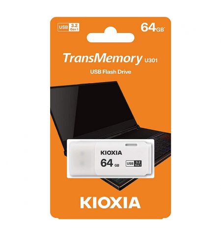 Память USB Flash 64GB Kioxia TransMemory U301 White Память USB Flash 64GB Kioxia TransMemory U301 White