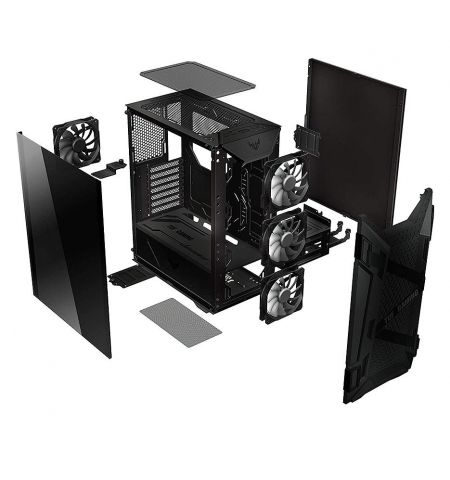 Case ATX Miditower ASUS TUF Gaming GT301 Black no PSU, 2x USB 3.1, Audio-out&Mic, Front: 3 x 120mm Addressable RGB DC Fans AURA Sync, Rear: 1 x 120mm DC Fan (carcasa/корпус) Case ATX Miditower ASUS TUF Gaming GT301 Black no PSU, 2x USB 3.1, Audio-out&Mic, Front: 3 x 120mm Addressable RGB DC Fans AURA Sync, Rear: 1 x 120mm DC Fan (carcasa/корпус)