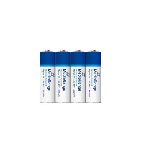 Батарейки MediaRange Premium Alkaline Batteries Mignon AA LR6 1.5V Pack 4 pcs ( Количество в упаковке, 4 штук ) Батарейки MediaRange Premium Alkaline Batteries Mignon AA LR6 1.5V Pack 4 pcs ( Количество в упаковке, 4 штук )