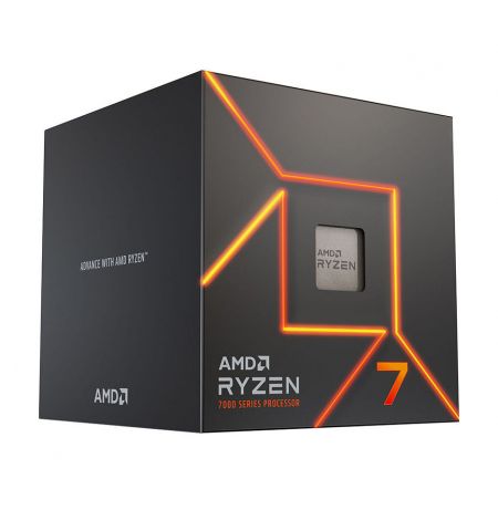 Процессор CPU AMD Ryzen 7 7700 8-Core, 16 Threads, 3.8-5.3GHz, Unlocked, AMD Radeon Graphics, 8MB L2 Cache, 32MB L3 Cache, AM5, Wraith Prism Cooler, BOX (100-100000592BOX) Процессор CPU AMD Ryzen 7 7700 8-Core, 16 Threads, 3.8-5.3GHz, Unlocked, AMD Radeon Graphics, 8MB L2 Cache, 32MB L3 Cache, AM5, Wraith Prism Cooler, BOX (100-100000592BOX)