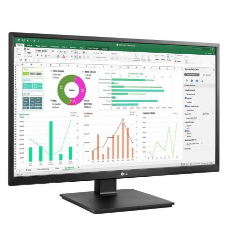 Монитор 23.8 TFT IPS LED LG 24BN550Y-B Black, 75Hz refresh rate, 0.2745mm, WIDE 16:9, 5ms, Pivot, Speakers 2x1.2W, 1000:1, H: 50-61KHz, V: 56-75Hz, 1920x1080 Full HD, DVI/HDMI/Display Port 1.2