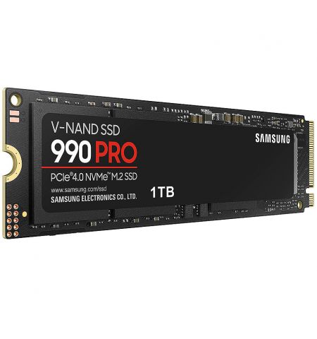 Внутрений высокоскоростной накопитель 1TB SSD PCIe 4.0 x4 NVMe 2.0 M.2 Type 2280 Samsung 990 PRO MZ-V9P1T0BW, Read 7450MB/s, Write 6900MB/s