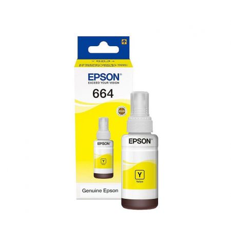 Картридж Ink Epson T66444A yellow, 70ml  original for L110/ 50/365/565/486/3050/3070