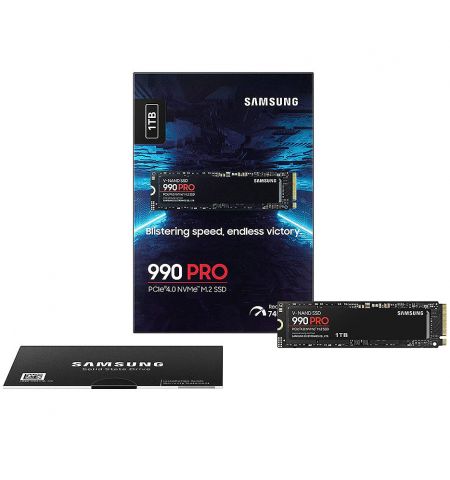 Внутрений высокоскоростной накопитель 1TB SSD PCIe 4.0 x4 NVMe 2.0 M.2 Type 2280 Samsung 990 PRO MZ-V9P1T0BW, Read 7450MB/s, Write 6900MB/s (solid state drive intern SSD/внутрений высокоскоростной накопитель SSD) Внутрений высокоскоростной накопитель 1TB SSD PCIe 4.0 x4 NVMe 2.0 M.2 Type 2280 Samsung 990 PRO MZ-V9P1T0BW, Read 7450MB/s, Write 6900MB/s (solid state drive intern SSD/внутрений высокоскоростной накопитель SSD)