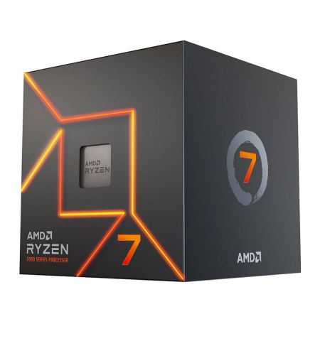 Процессор CPU AMD Ryzen 7 7700 8-Core, 16 Threads, 3.8-5.3GHz, Unlocked, AMD Radeon Graphics, 8MB L2 Cache, 32MB L3 Cache, AM5, Wraith Prism Cooler, BOX (100-100000592BOX)