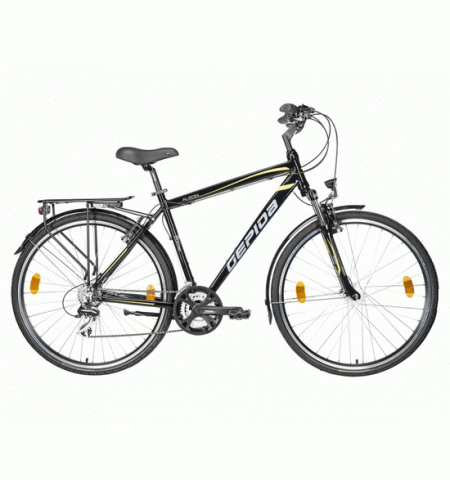 Велосипед городской мужской ALBOIN 200 PRO 28" M-21 Рост-48 черно-желтый