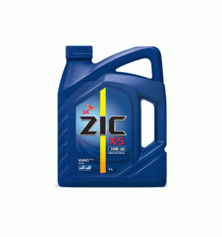 Моторное масло ZIC X5 10W-40 6л