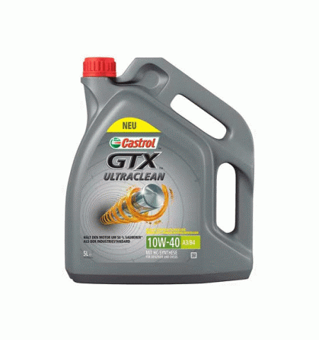 Моторное масло Castrol GTX Ultraclean10W-40 5л