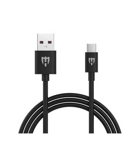 Зарядный кабель HELMET HL-112BK Basic Type C Cable-1m. Black