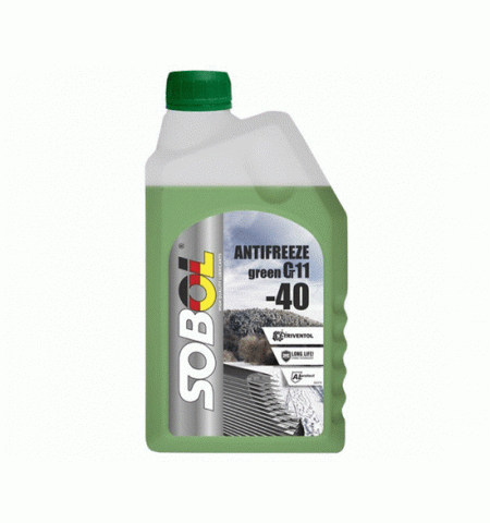 Антифриз -40 G-11 зеленый 1л Sobol