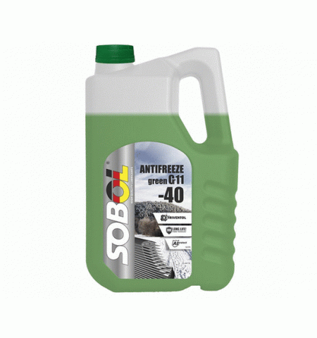 Антифриз -40 G-11 зеленый 5л Sobol