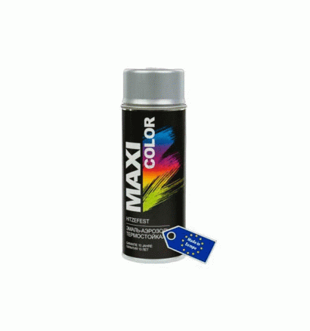 MX0007 Maxi Color RAL0007 термостойкая эмаль серебро 400ml