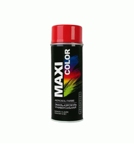 Аэрозольная краска MX3020 Maxi Color RAL3020 красный 400ml