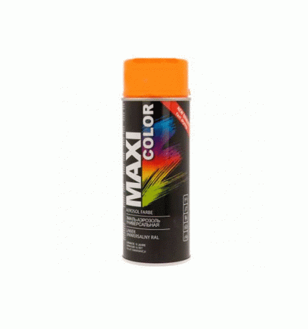 Аэрозольная краска Maxi Color MX2003  RAL2003 Оранжевый 400ml