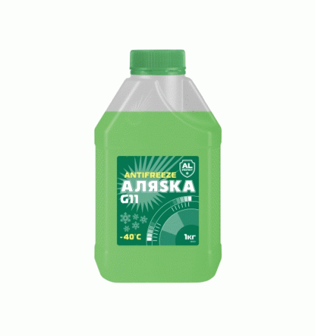 Антифриз Аляска G11 (зеленый) -40 С 1 кг