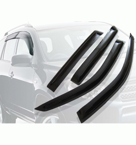 Дефлекторы боковых окон (ветровики) для Ford Fiesta VI Sd 2014