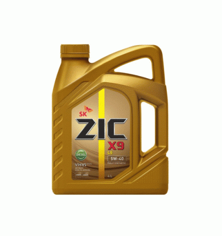 Корейское масло ZIC  X9 LS 5W-40 Diesel 4L Fully Synthetic