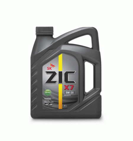 Корейское масло ZIC  X7 5W-30 Diesel  6L