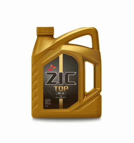 Корейское масло ZIC TOP 0W-40 4L