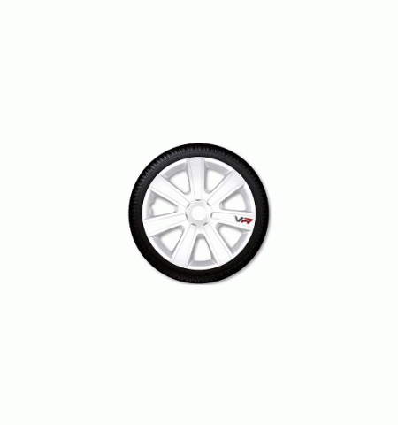 Колпаки для колес  13 VR CARBON WHITE