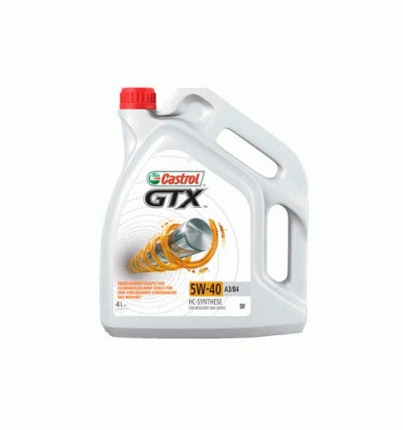 Моторные масла Castrol GTX SAE 5W-40 A3/B4 4л