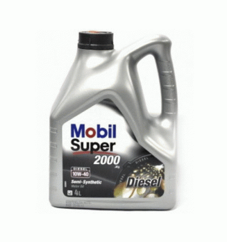 Моторное масло Mobil 10W-40 Super 2000 X1 Diesel 4 л