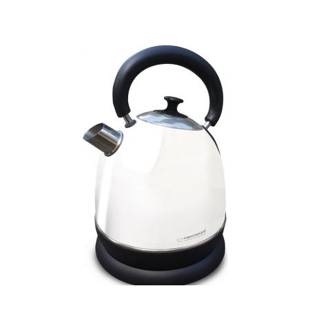 Kettle Esperanza COLORADO EKK033W White, 2200W, inox, 1.8 l, vintage style, concealed heating element, 360° swivel base, auto shut-off after boiling