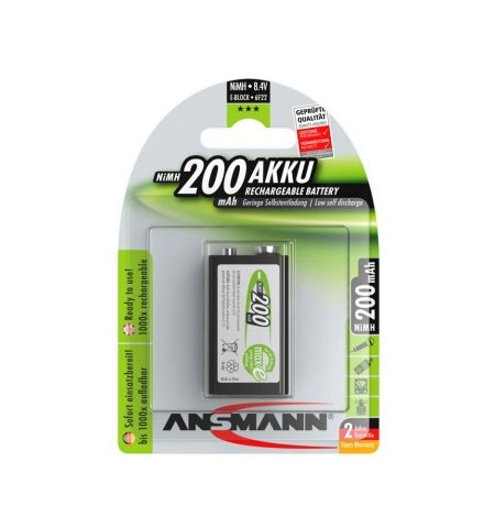 Ansmann maxE NiMH 9V-Block E 200mAh