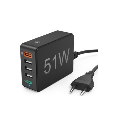 Hama 5 Ports Quick Charger 51W