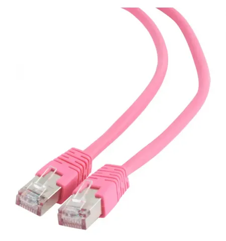 Патч-корд Cablexpert PP6-1M/RO, Cat6 FTP , 1м, Розовый