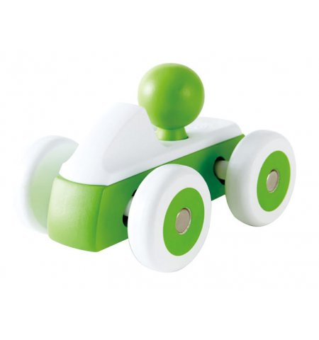Hape E0067A Деревянная игрушка. Машинка Roadster зеленый