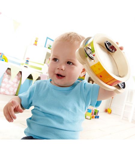 Hape  E0304A Деревянная игрушка. Мистер Тамбурин Hape  E0304A Деревянная игрушка. Мистер Тамбурин