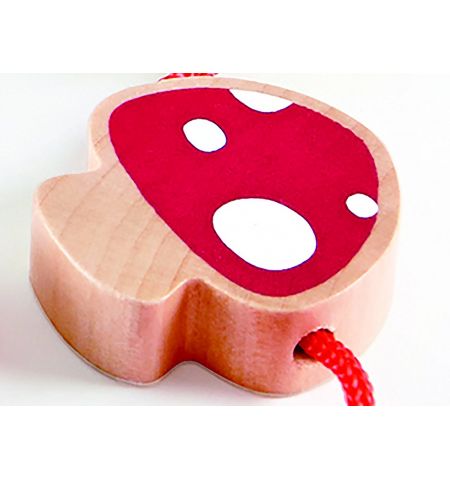 Hape E0915B Деревянный набор: Шнуровка насекомые