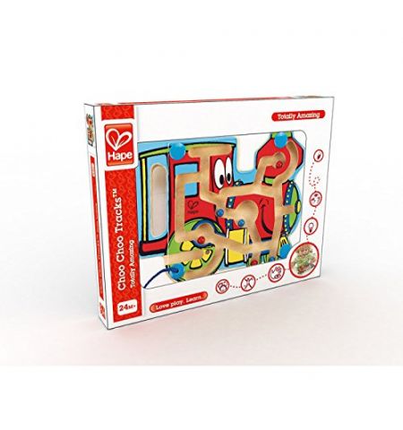 Hape E1701A Деревянный Поезд Чу-Чу - Магнитный лабиринт-головоломка Hape E1701A Деревянный Поезд Чу-Чу - Магнитный лабиринт-головоломка