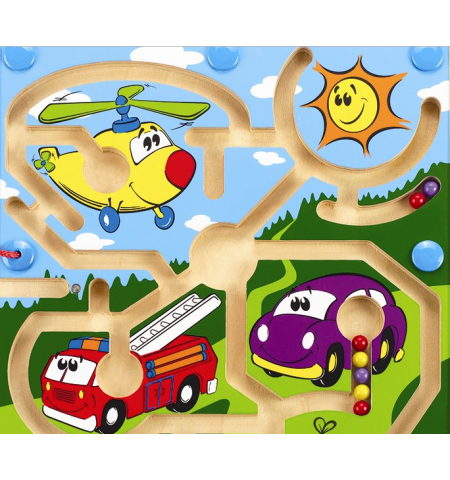 Hape E1703A Деревянный набор-лабиринт: Мощные моторы Hape E1703A Деревянный набор-лабиринт: Мощные моторы