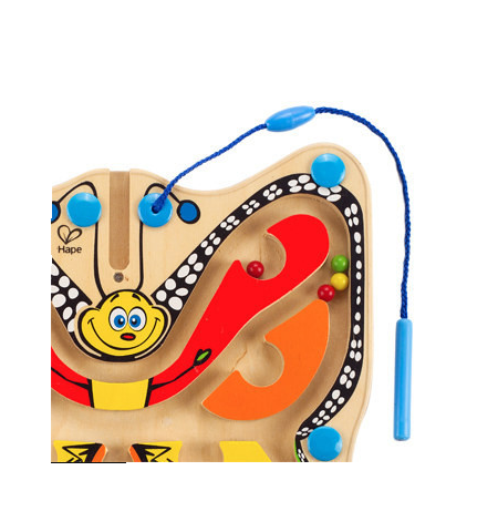 Hape E1704A  Деревянная игрушка: Магнитный лабиринт Бабочка Hape E1704A  Деревянная игрушка: Магнитный лабиринт Бабочка