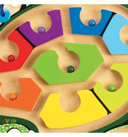 Hape E1705A Деревянный набор-лабиринт: Цветастая черепаха Hape E1705A Деревянный набор-лабиринт: Цветастая черепаха