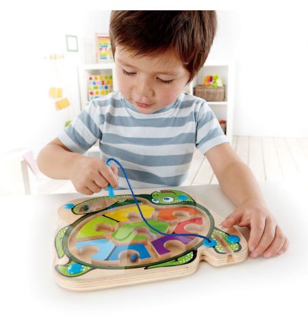 Hape E1705A Деревянный набор-лабиринт: Цветастая черепаха Hape E1705A Деревянный набор-лабиринт: Цветастая черепаха