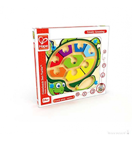 Hape E1705A Деревянный набор-лабиринт: Цветастая черепаха Hape E1705A Деревянный набор-лабиринт: Цветастая черепаха