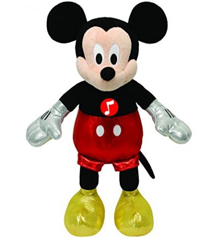 Ty TY41072 Disney Мягкая игрушка Микки 20 см, с  звуковыми эффектами Ty TY41072 Disney Мягкая игрушка Микки 20 см, с  звуковыми эффектами