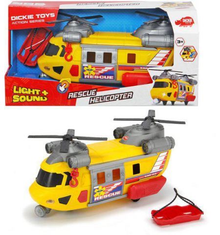 Dickie 3306004 Функциональный вертолет "Служба спасения", 30 см