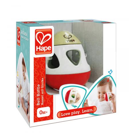 Hape E0016A Деревянная игрушка погремушка неваляшка "BELL RATTLE"
