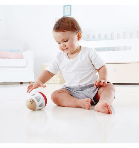 Hape E0016A Деревянная игрушка погремушка неваляшка "BELL RATTLE"