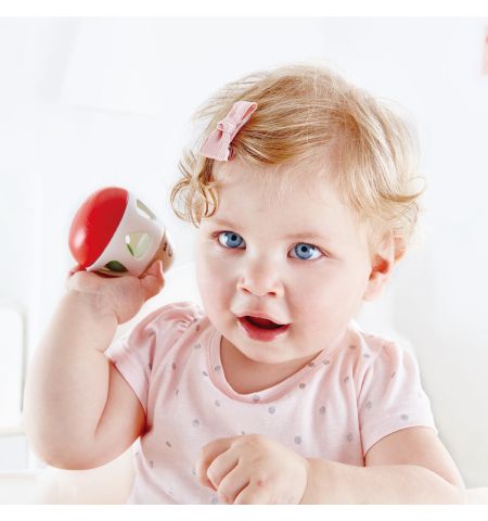 Hape E0016A Деревянная игрушка погремушка неваляшка "BELL RATTLE"