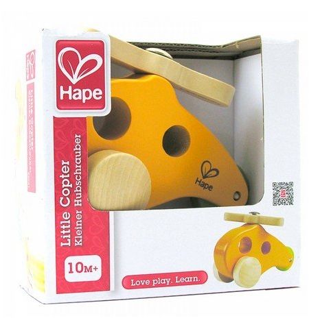 Hape E0051A Деревянная игрушка "Маленький вертолет"